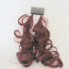 Πρόσθετο μαλλί κόκκινο ακαζού  για κότσο ιταλικής ποιότητας με χτενάκι - Miss Beauty shop